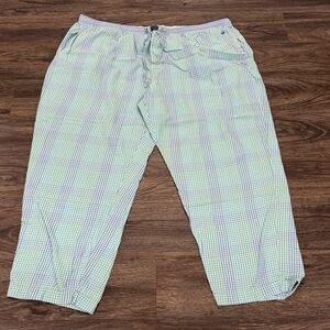 Southern Marsh Men’s Blue‎ Green Plaid 2XL Lounge Pants